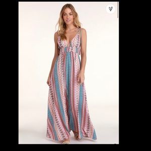 Maxin' Relaxin' Multi Print Maxi Dress
Lulus
